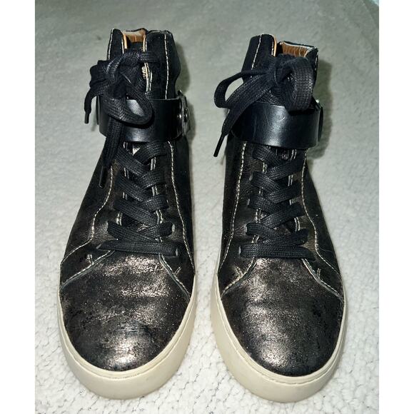 Frye Women's Lena Harness High Fashion Sneaker - Size 9 - Picture 7 of 14